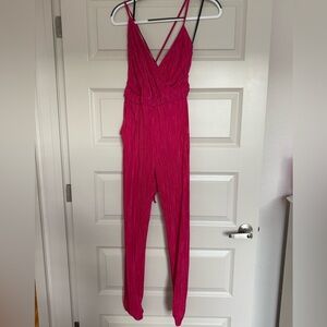 Jazzy Pink Jumpsuit/ Romper